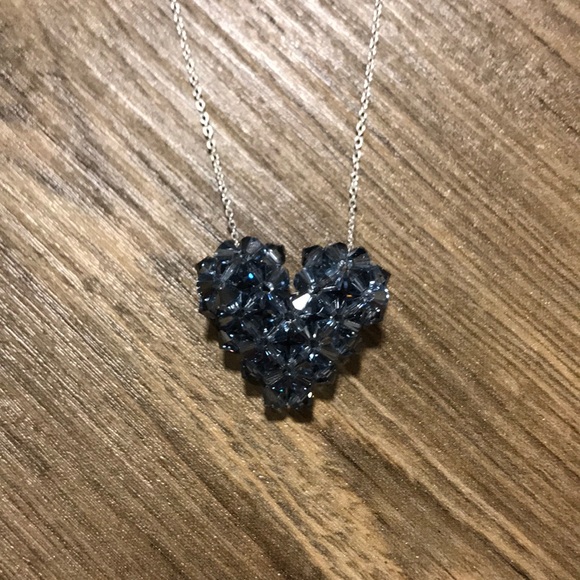 Blue Crystal Bracelet and Necklace - Picture 2 of 3